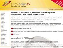 Tablet Screenshot of euro-coins.tv